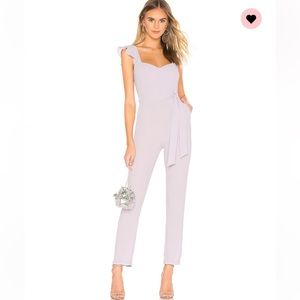 Gloria Flutter Jumpsuit - Large lavender. Worn once